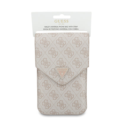 Geanta Universala pentru Telefon, Guess, Fliptok Triangle 4G, Roz