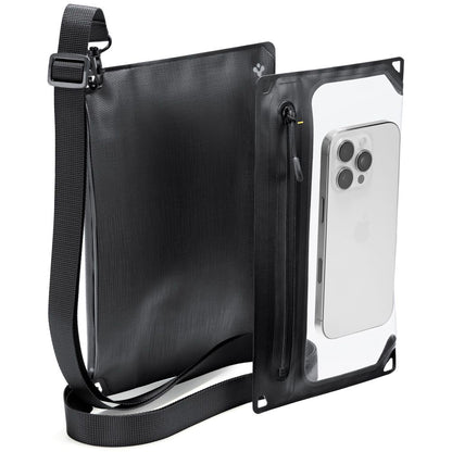 Geanta si Husa Waterproof Universala Spigen Crossbag, Neagra AMP09746