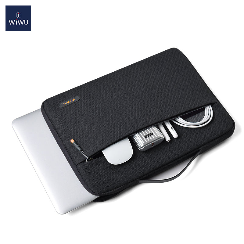 Geanta WiWu Pilot Sleeve pentru Laptop 13inch, Neagra