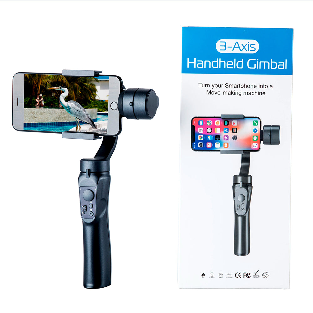 Gimbal Stabilizator Techsuit H4, Negru