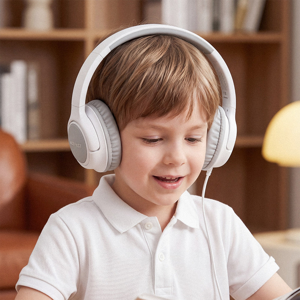 Handsfree 3.5mm Acefast H18 Kids, Gri