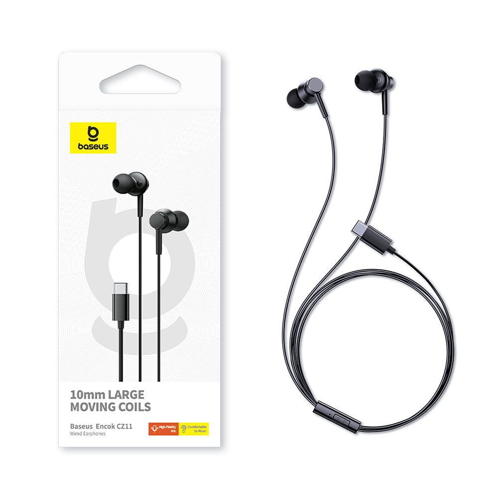 Handsfree USB-C Baseus Encok CZ11, Negru A00164300113-Z1