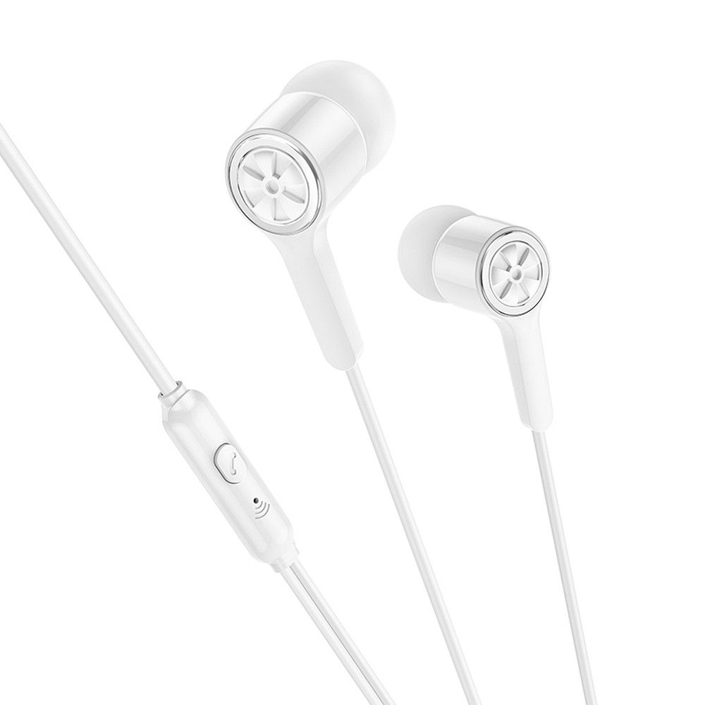 Handsfree 3.5mm HOCO M104, Alb