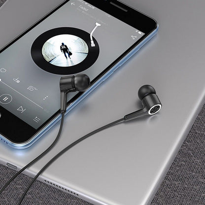 Handsfree 3.5mm HOCO M104, Negru