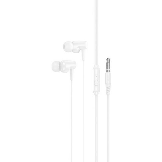 Handsfree 3.5mm HOCO M112, Alb