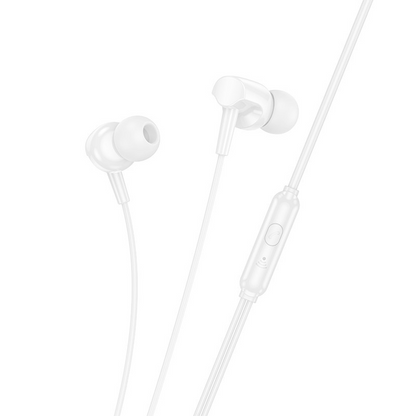 Handsfree 3.5mm HOCO M112, Alb