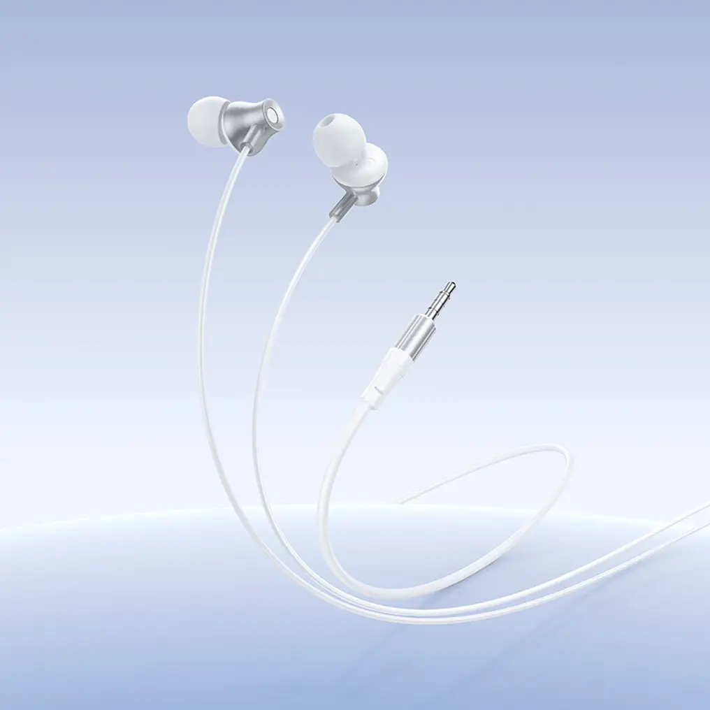Handsfree 3.5mm HOCO M119, Argintiu