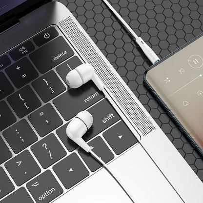 Handsfree 3.5mm HOCO M97, Alb