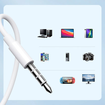 Handsfree 3.5mm Joyroom JR-EW01, Alb