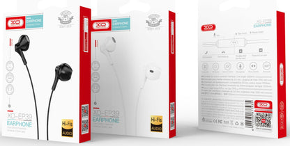 Handsfree 3.5mm XO Design EP39, Alb