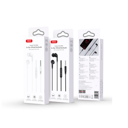 Handsfree 3.5mm XO Design EP86, Alb