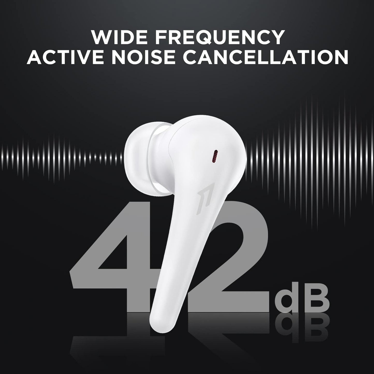 Handsfree Bluetooth 1More Aero ES903, TWS, ANC, Alb
