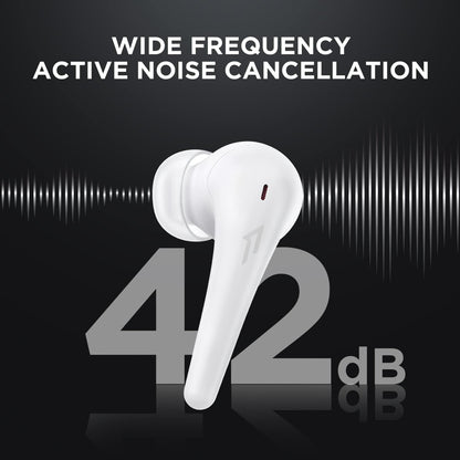 Handsfree Bluetooth 1More Aero ES903, TWS, ANC, Alb