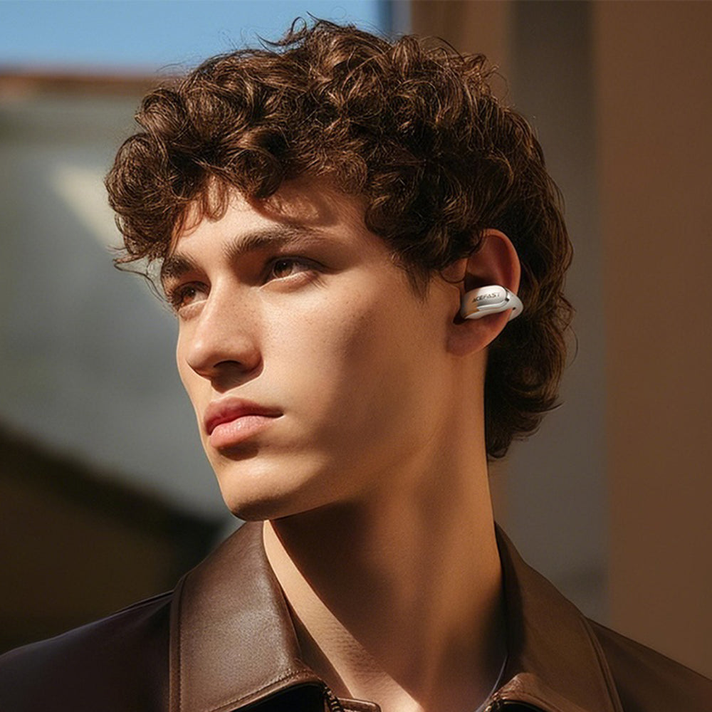 Handsfree Bluetooth Acefast Aceclip Pro, TWS, Negru
