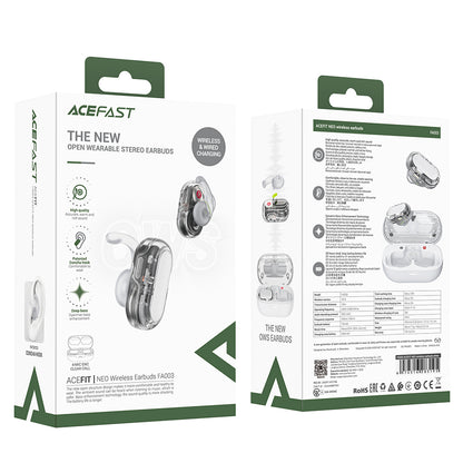 Handsfree Bluetooth Acefast Acefit Neo, TWS, Alb