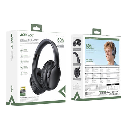 Handsfree Bluetooth Acefast H10, A2DP, Negru