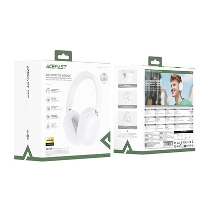 Handsfree Bluetooth Acefast H12, A2DP, ANC, Negru