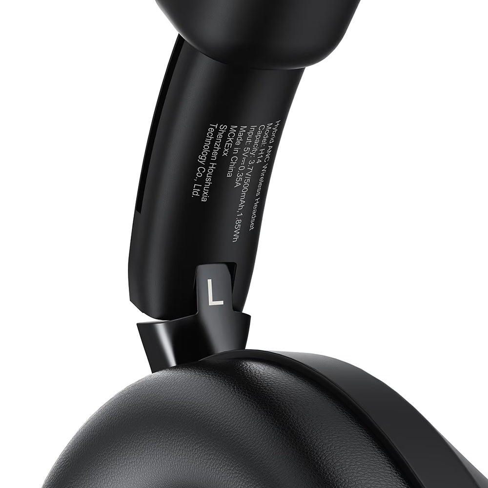 Handsfree Bluetooth Acefast H14, A2DP, ANC, Negru