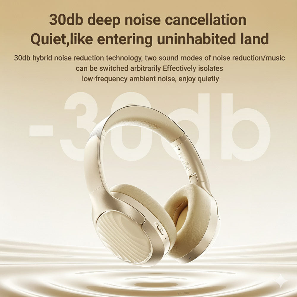 Handsfree Bluetooth Acefast H5, A2DP, ANC, Alb