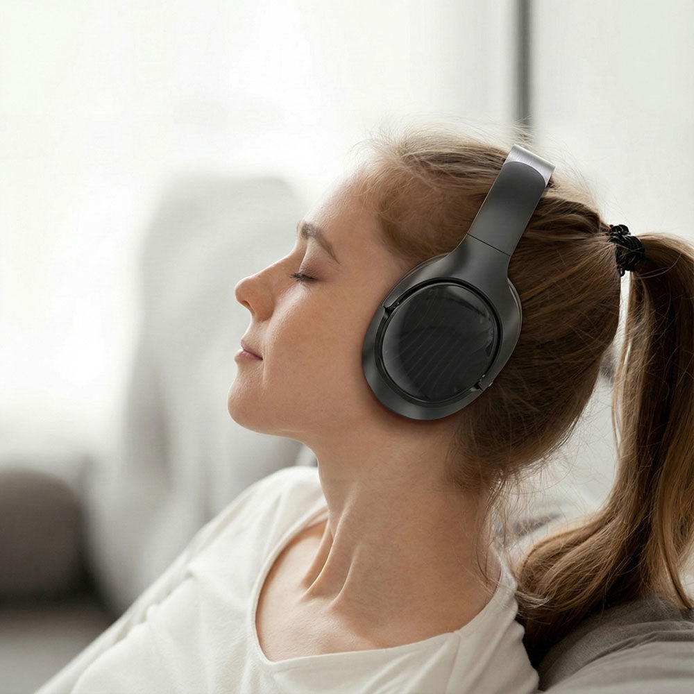 Handsfree Bluetooth Acefast H5, A2DP, ANC, Alb