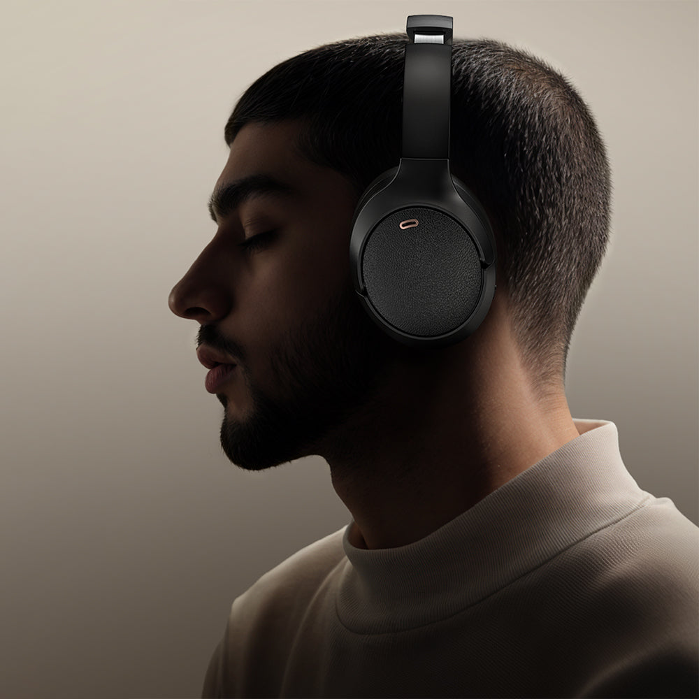 Handsfree Bluetooth Acefast H6, A2DP, ANC, Alb