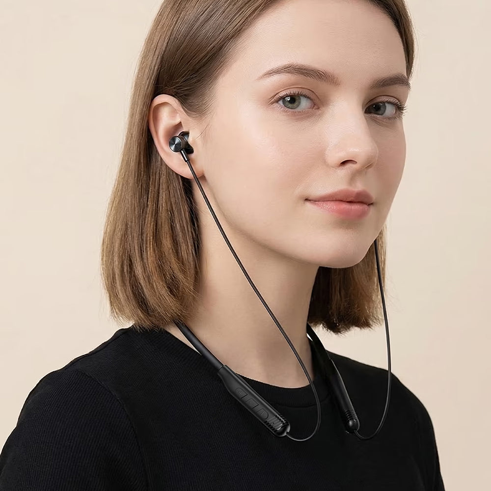 Handsfree Bluetooth Acefast N9, A2DP, Negru