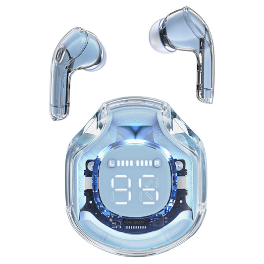 Handsfree Bluetooth Acefast T8, TWS, Albastru