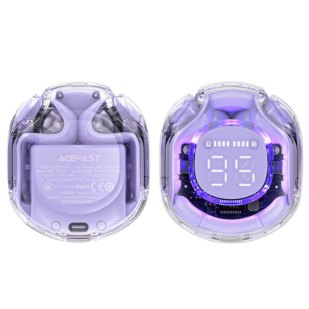 Handsfree Bluetooth Acefast T8, TWS, Mov