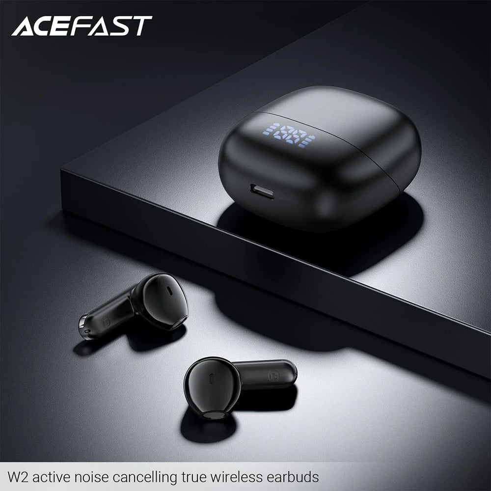 Handsfree Bluetooth Acefast W2, TWS, Negru