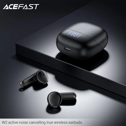 Handsfree Bluetooth Acefast W2, TWS, Negru