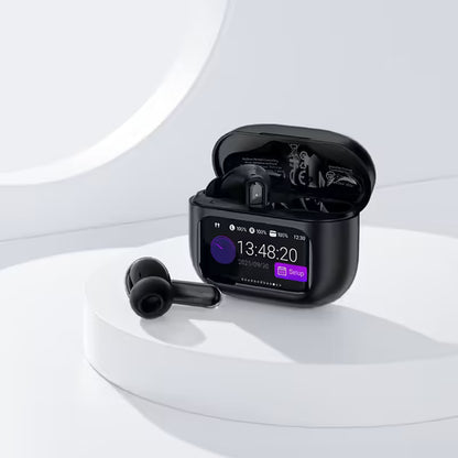 Handsfree Bluetooth Acefast W6, TWS, ANC, Negru