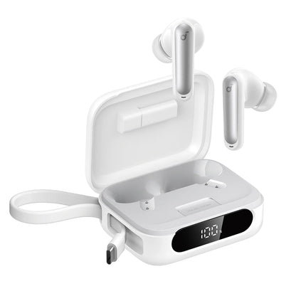 Handsfree Bluetooth Anker P41i, TWS, ANC, Alb A3937G21