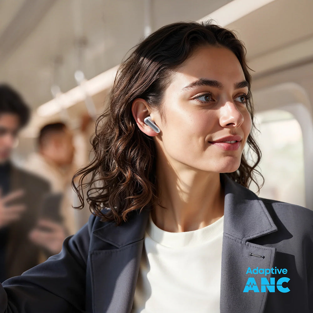 Handsfree Bluetooth Anker SoundCore P41i, TWS, ANC, Alb A3937G21