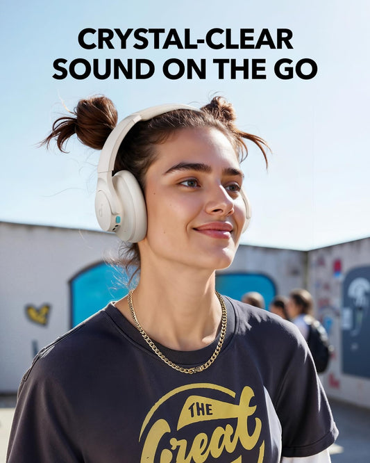 Handsfree Bluetooth Anker Soundcore Q11i, MultiPoint, A2DP, Alb A3005G21