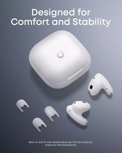 Handsfree Bluetooth Anker SoundCore Liberty Buds, TWS, ANC, Alb D1200G21