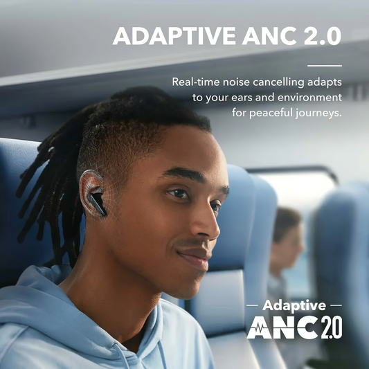 Handsfree Bluetooth Anker SoundCore Liberty 4 NC, TWS, ANC, MultiPoint, Negru, Resigilat A3947G11