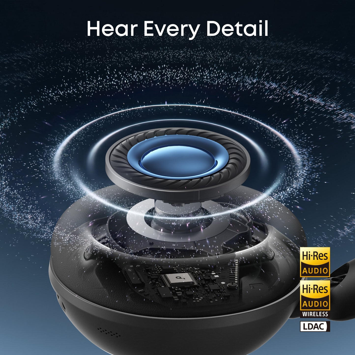 Handsfree Bluetooth Anker SoundCore Space 2, A2DP, ANC, Alb D1402G21