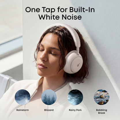 Handsfree Bluetooth Anker SoundCore Space 2, A2DP, ANC, Alb D1402G21