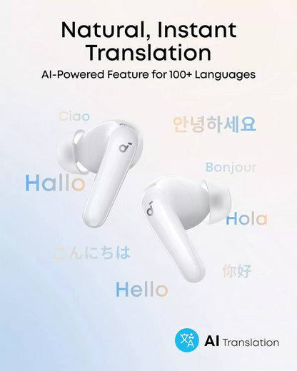 Handsfree Bluetooth Anker SoundCore R60i, TWS, ANC, Alb D1202G21