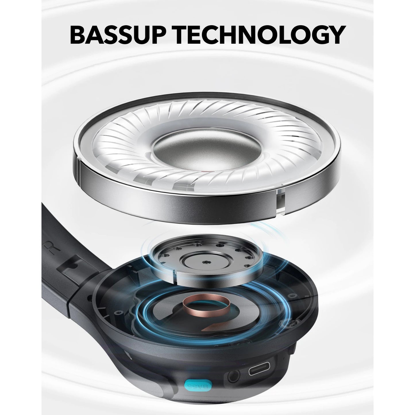 Handsfree Bluetooth Anker Soundcore Q11i, MultiPoint, A2DP, Gri A3005GA1