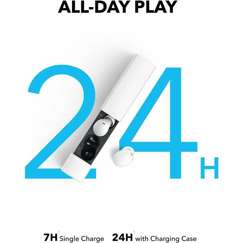 Handsfree Bluetooth Anker SoundCore A30i, TWS, Alb A3958G21