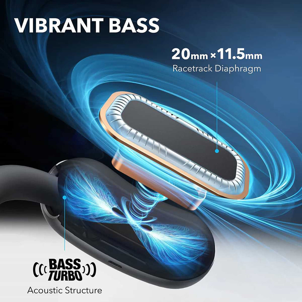 Handsfree Bluetooth Anker SoundCore AeroFit 2, TWS, Albastru A3874G31