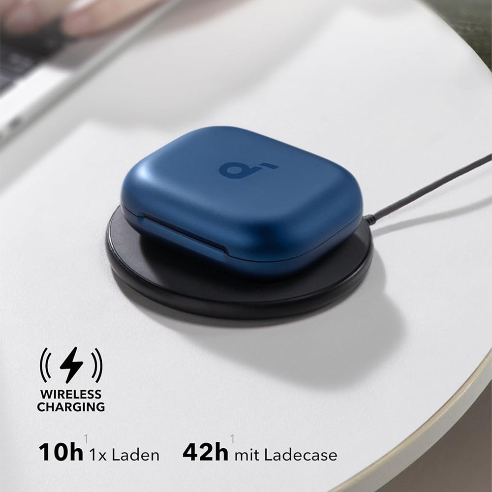 Handsfree Bluetooth Anker SoundCore AeroFit 2, TWS, Albastru A3874G31