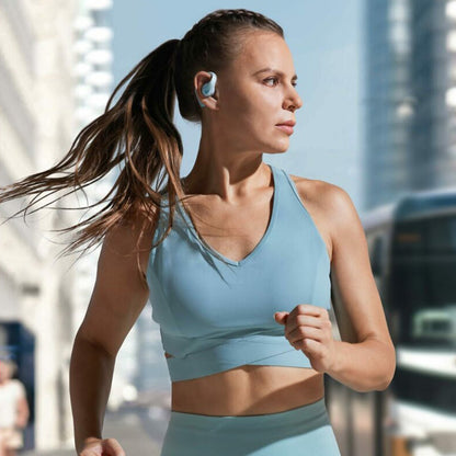 Handsfree Bluetooth Anker SoundCore AeroFit Pro, TWS, Albastru A3871G61