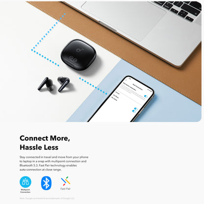 Handsfree Bluetooth Anker SoundCore Liberty 4 Pro NC, TWS, ANC, Negru A3954GF1