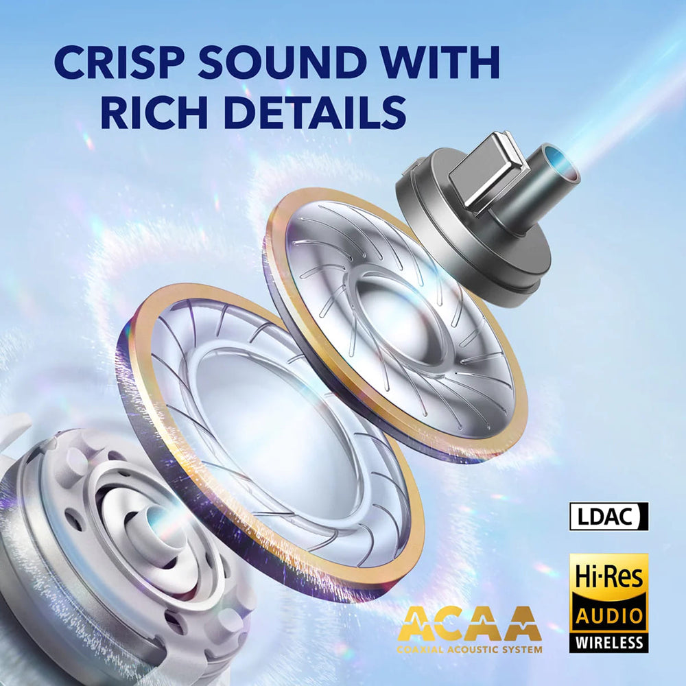 Handsfree Bluetooth Anker SoundCore Liberty 4, TWS, ANC, Alb A3953G21