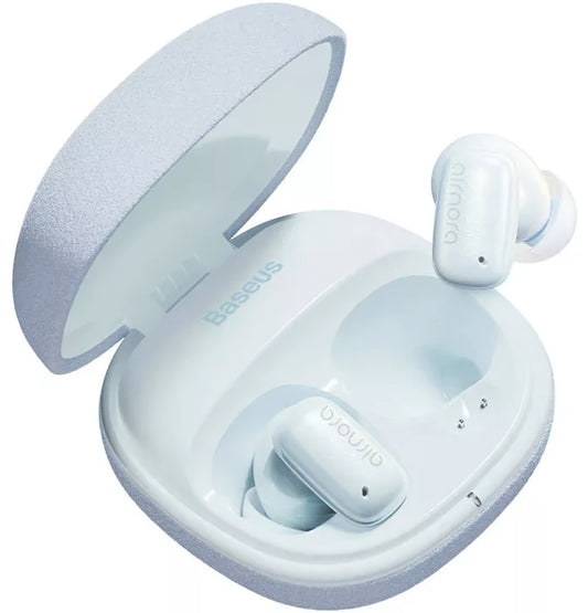 Handsfree Bluetooth Baseus AirNora 2, TWS, ANC, Albastru NGTW320203