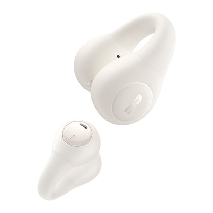 Handsfree Bluetooth Baseus Bass 15 Clip, TWS, Alb A00079500223-00