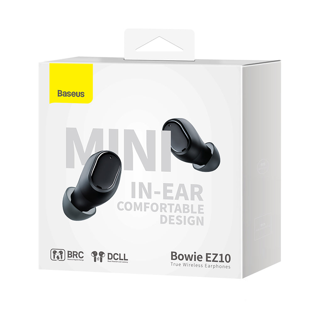 Handsfree Bluetooth Baseus Bowie EZ10, TWS, Negru A00054300116-Z1
