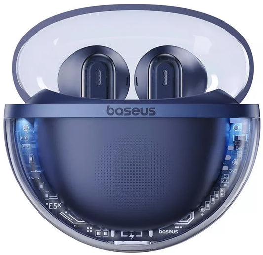 Handsfree Bluetooth Baseus Bowie E5x, TWS, Albastru A00060101323-00